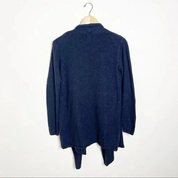 Barefoot Dreams Black Waterfall Cardigan Sweater Size Small Medium - Picture 5 of 5